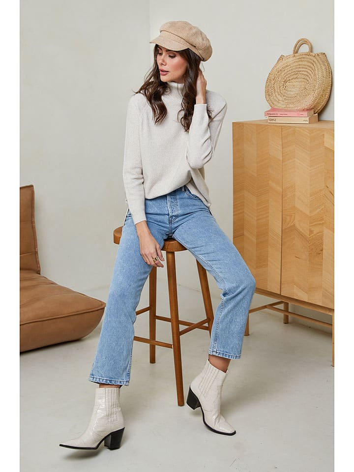 Soft Cashmere Golf w kolorze beżowym rozmiar: 34/36