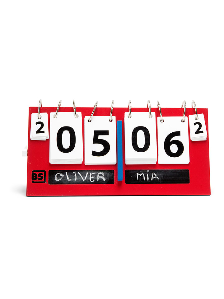 BS Toys Tablica w kolorze czerwonym na punkty - 35 x 15 cm rozmiar: onesize