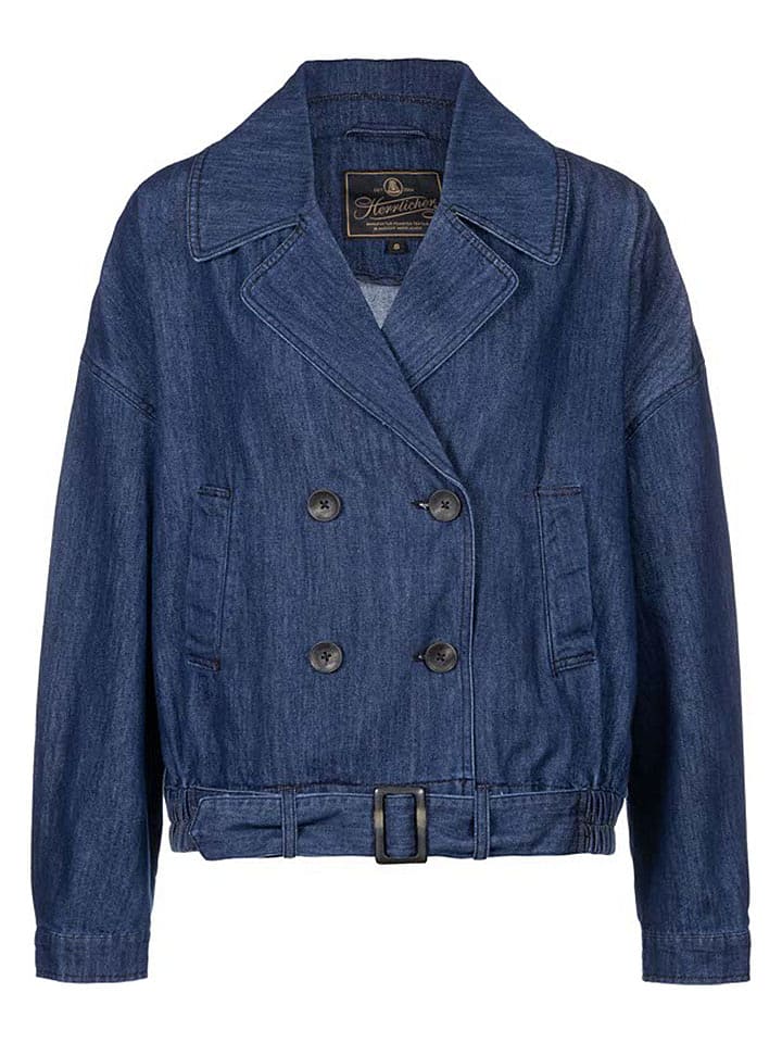 Herrlicher Kurtka dżinsowa "Livana" w kolorze granatowym rozmiar: M