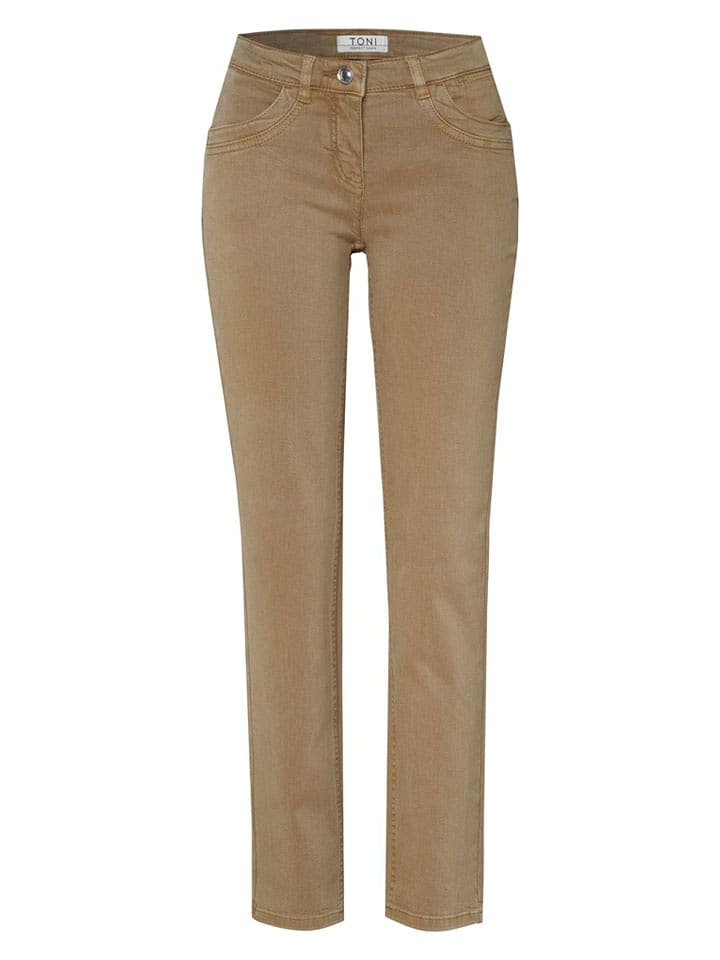 Toni Dżinsy - Regular fit - w kolorze beżowym rozmiar: 42
