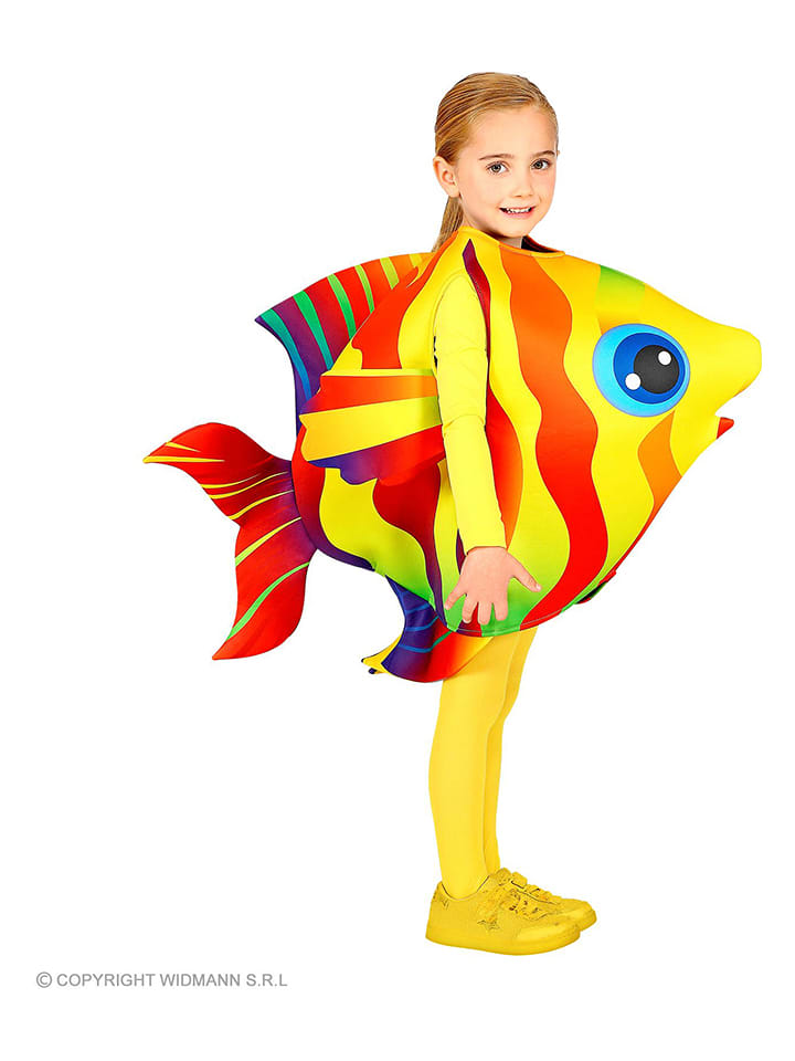 Carnival Party Kostium w kolorze czerwono-żółtym rozmiar: 116-128