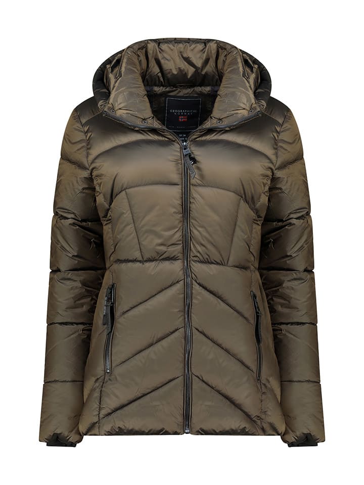 Geographical Norway Kurtka zimowa "Blanche" w kolorze khaki rozmiar: L