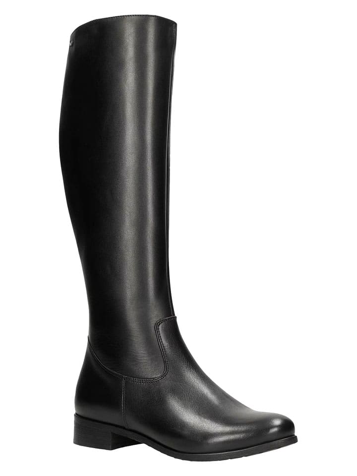 Wojas Skórzane kozaki w kolorze czarnym rozmiar: 40