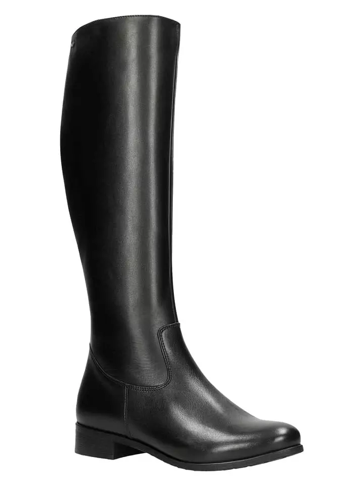 Wojas Skórzane kozaki w kolorze czarnym rozmiar: 40