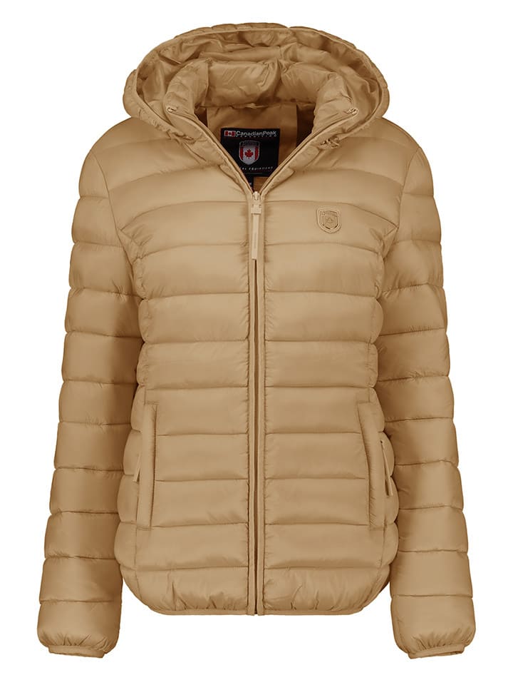 Canadian Peak Kurtka pikowana "Akitaleak" w kolorze jasnobrązowym rozmiar: XL