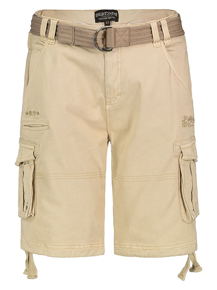 Eight2Nine Bermudy w kolorze beżowym rozmiar: W30