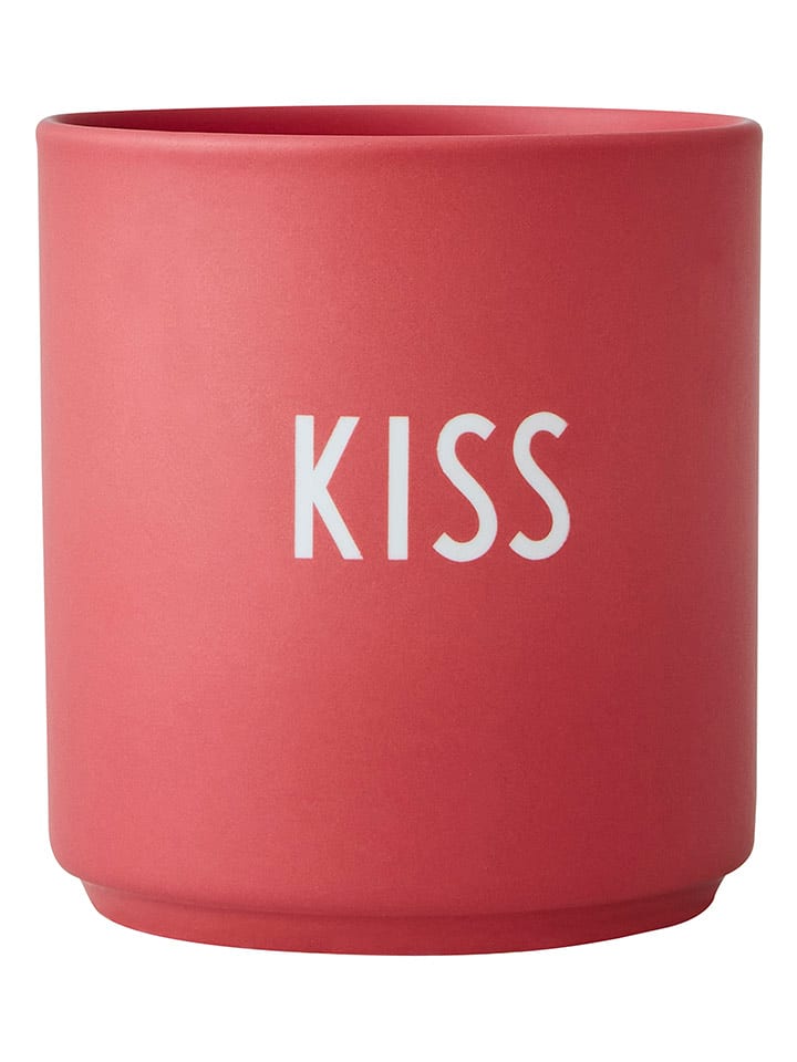 Design Letters Kubek "Kiss" w kolorze różowym - 250 ml rozmiar: onesize
