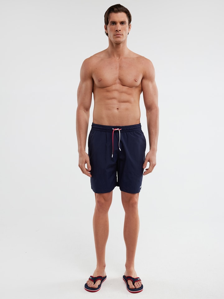 BIG STAR Szorty kąpielowe w kolorze granatowym rozmiar: L