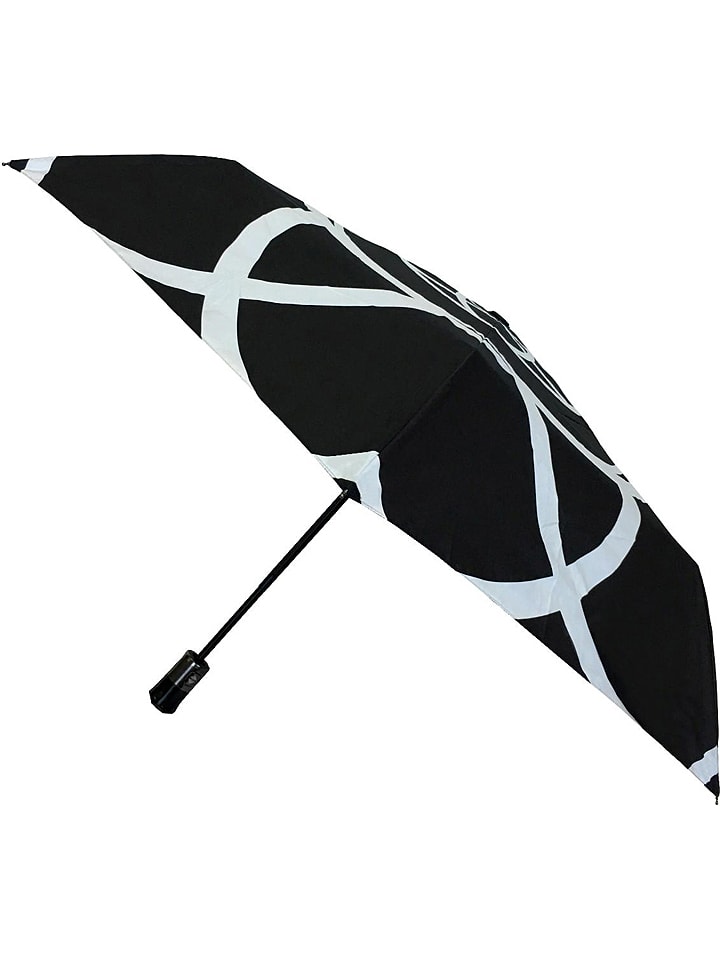 SMATI Parasol "Geoflower" w kolorze czarno-białym - Ø 97 cm rozmiar: onesize