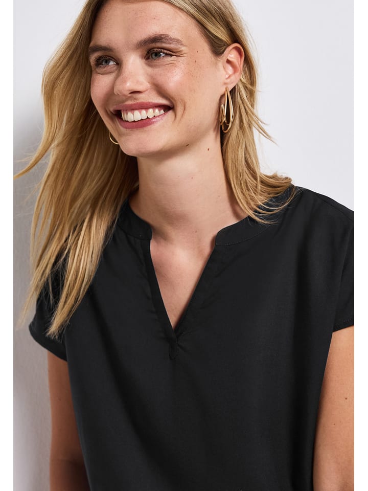 Street One Bluzka w kolorze czarnym rozmiar: 38