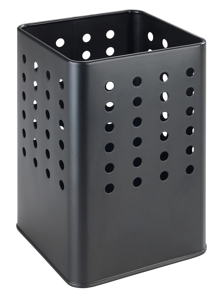 Wenko Pojemnik "Silio" w kolorze czarnym - 11,5 x 16,5 x 11,5 cm rozmiar: onesize