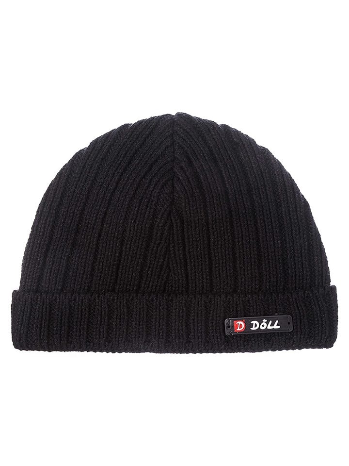Döll Dzianinowa czapka w kolorze czarnym rozmiar: 53 cm