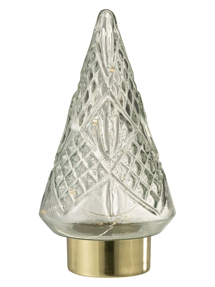 J Line Figurka dekoracyjna LED w kolorze złotym - 13 x 24,5 x 13 cm rozmiar: onesize