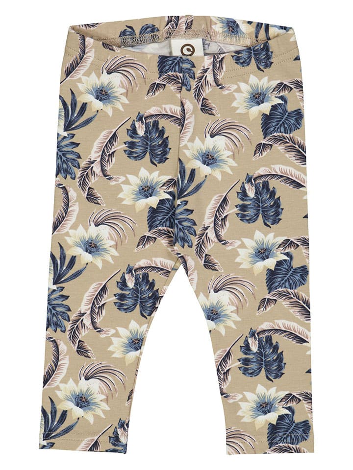 müsli Legginsy w kolorze beżowo-błękitnym rozmiar: 92