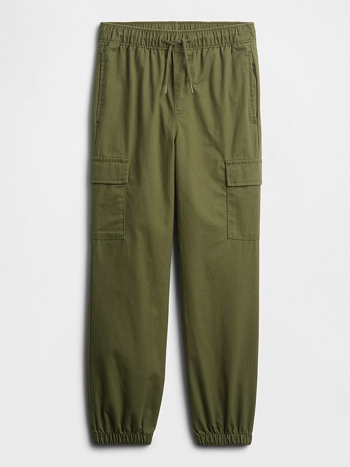 GAP Bojówki dresowe w kolorze khaki rozmiar: 140/146