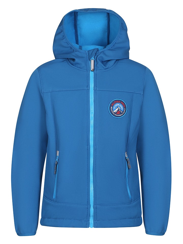 Alpine Pro Kurtka softshellowa "Omano" w kolorze niebieskim rozmiar: 128/134