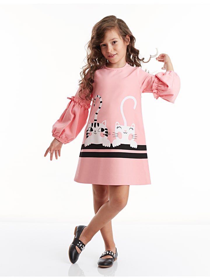 Denokids Sukienka "Cute Friends" w kolorze jasnoróżowym rozmiar: 98