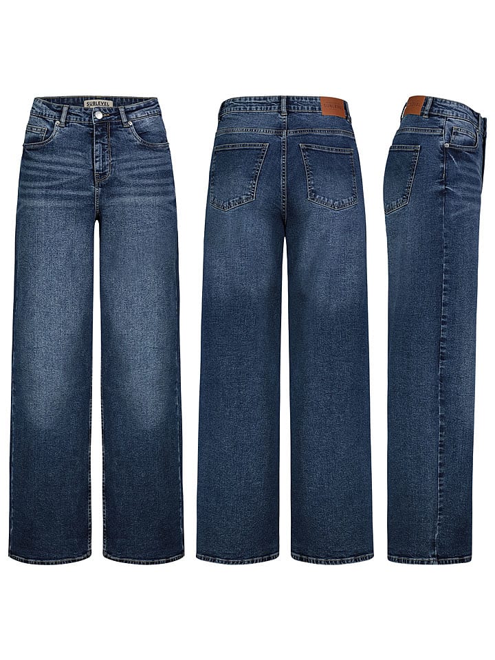 Sublevel Dżinsy - Comfort fit - w kolorze granatowym rozmiar: XS