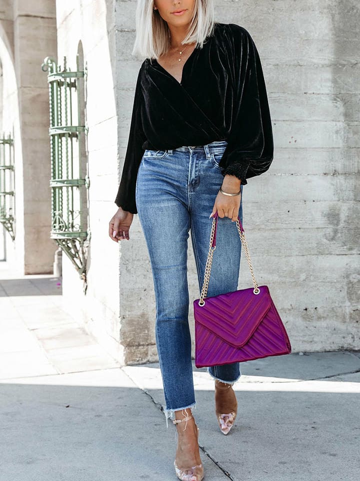 Milan Kiss Bluzka w kolorze czarnym rozmiar: M