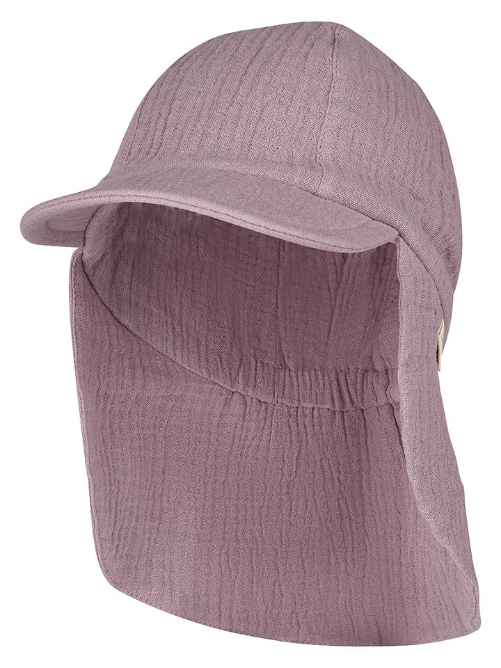 Sterntaler Czapka "Musselin" w kolorze fioletowym rozmiar: 53 cm