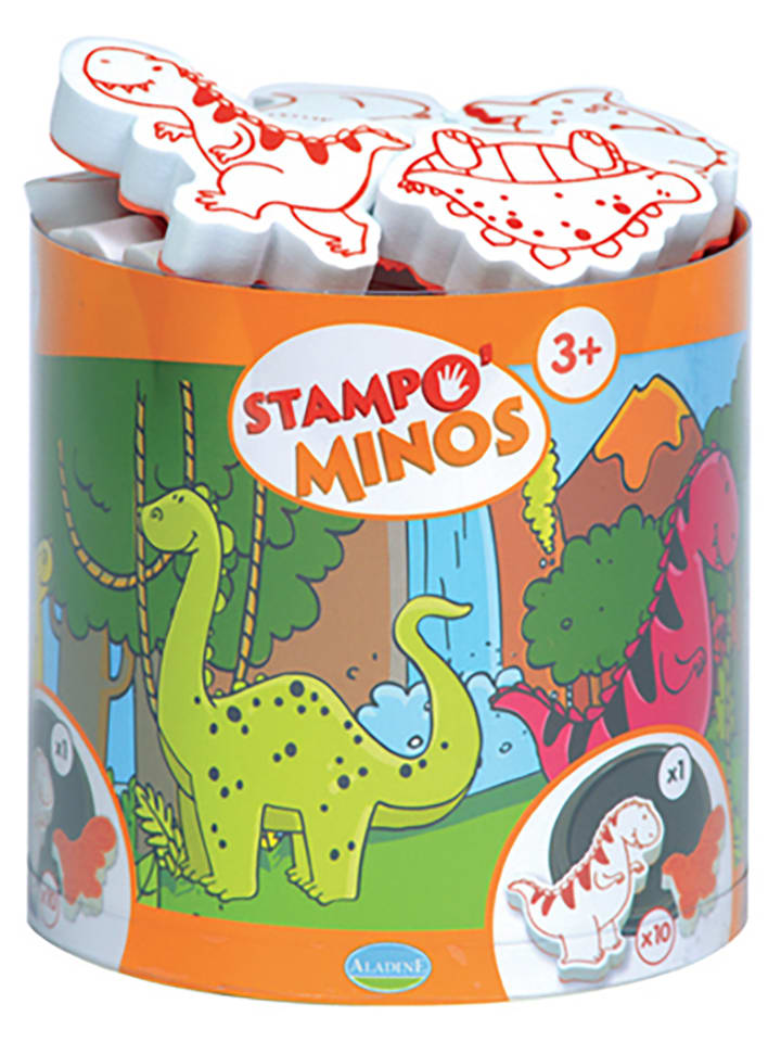 Aladine Zestaw stempli "Dino" - 3+ rozmiar: onesize