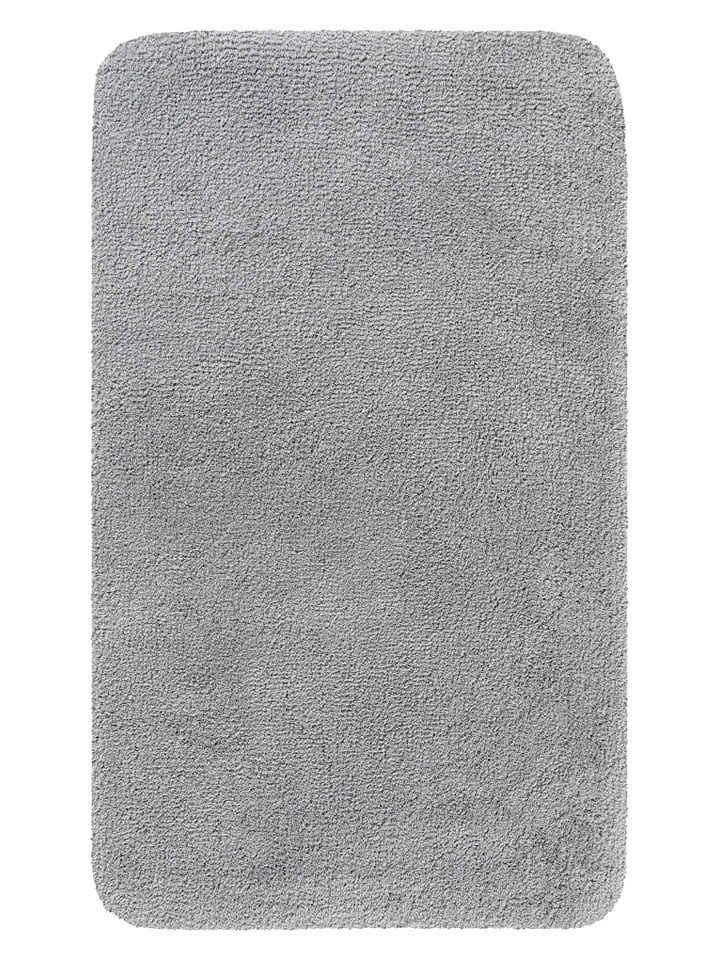 Homie Living Dywanik łazienkowy "Porto Azzurro" w kolorze szarym rozmiar: 60x100 cm