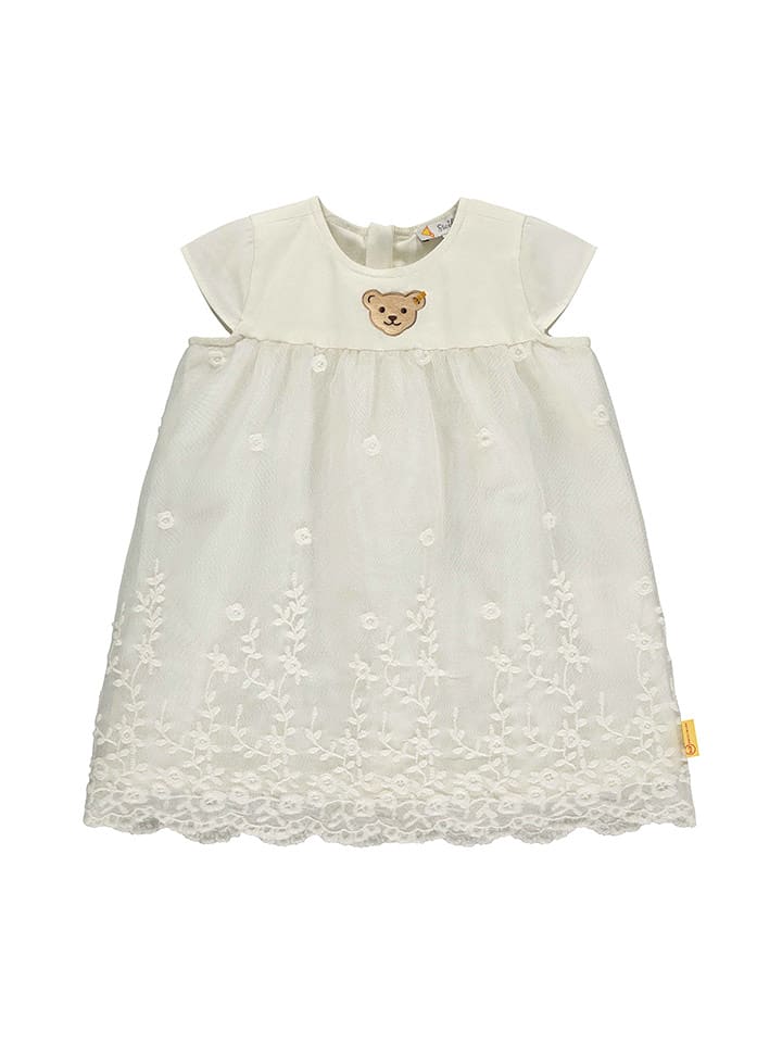 Steiff Sukienka w kolorze kremowym rozmiar: 74