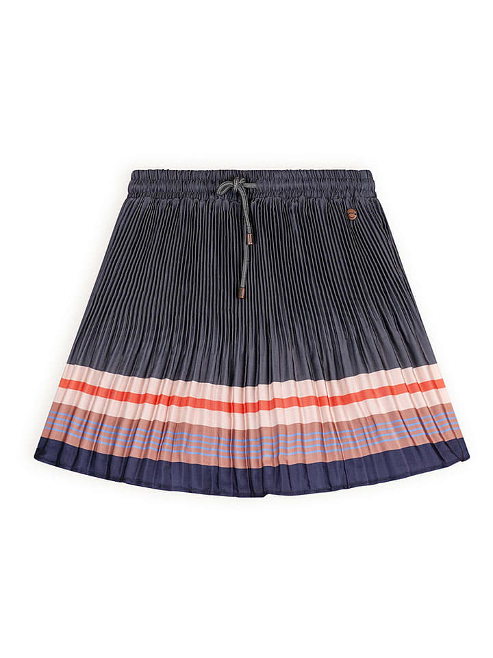 NONO Spódnica "Nulan" w kolorze granatowo-beżowo-jasnobrązowym rozmiar: 116