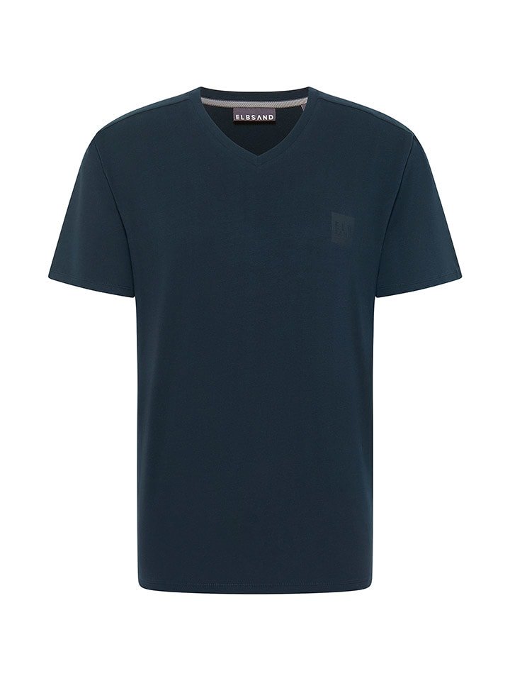 ELBSAND Koszulka "Timon" w kolorze granatowym rozmiar: M