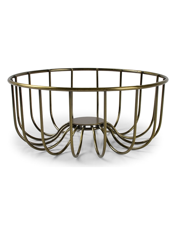 Salt and Pepper Dekoracyjny koszyk "Octo" w kolorze złotym - wys. 7 x Ø 16 cm rozmiar: onesize