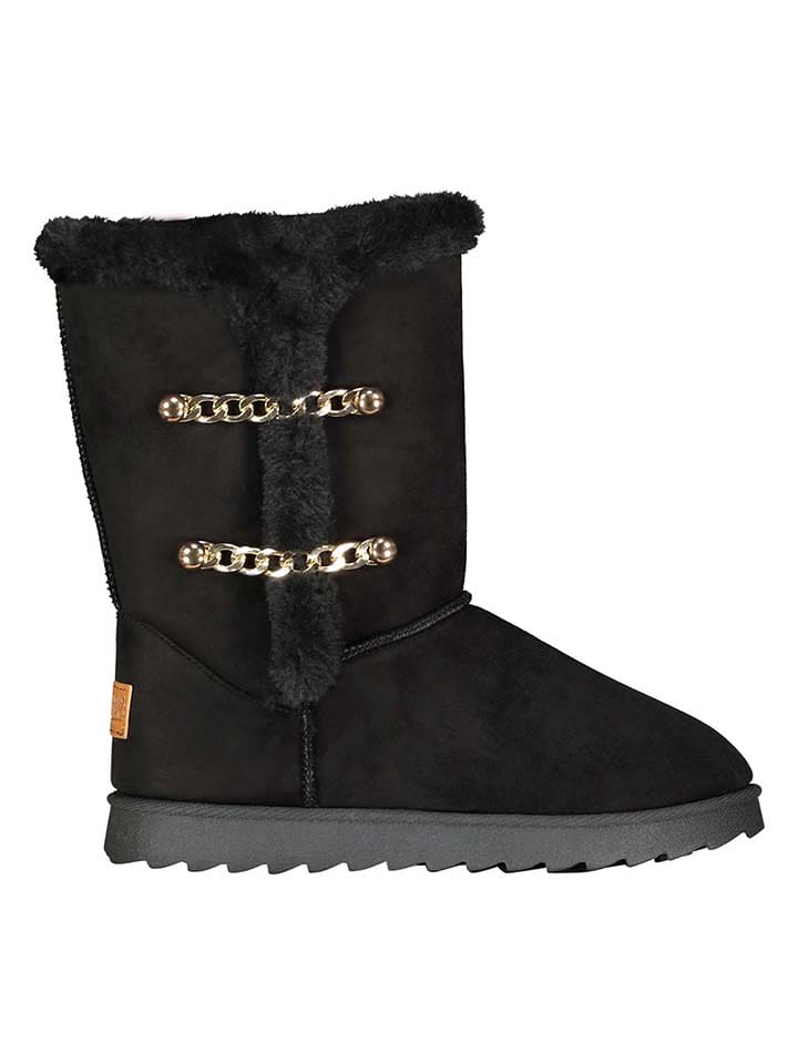 Geographical Norway Kozaki zimowe "Ovassion" w kolorze czarnym rozmiar: 36