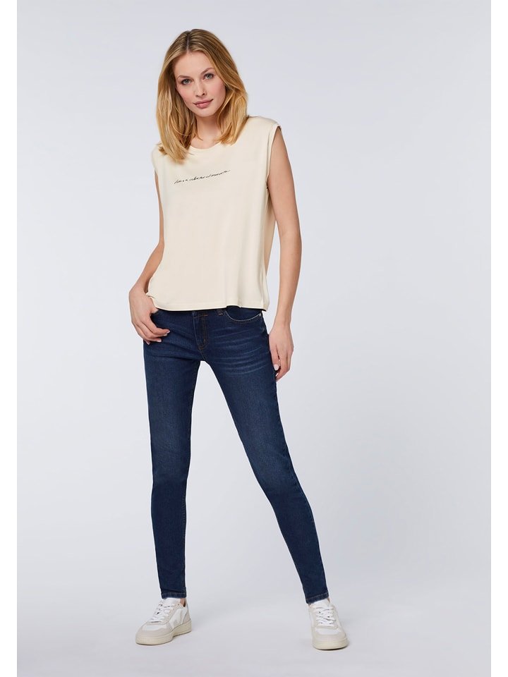 Detto Fatto Top w kolorze kremowym rozmiar: 44