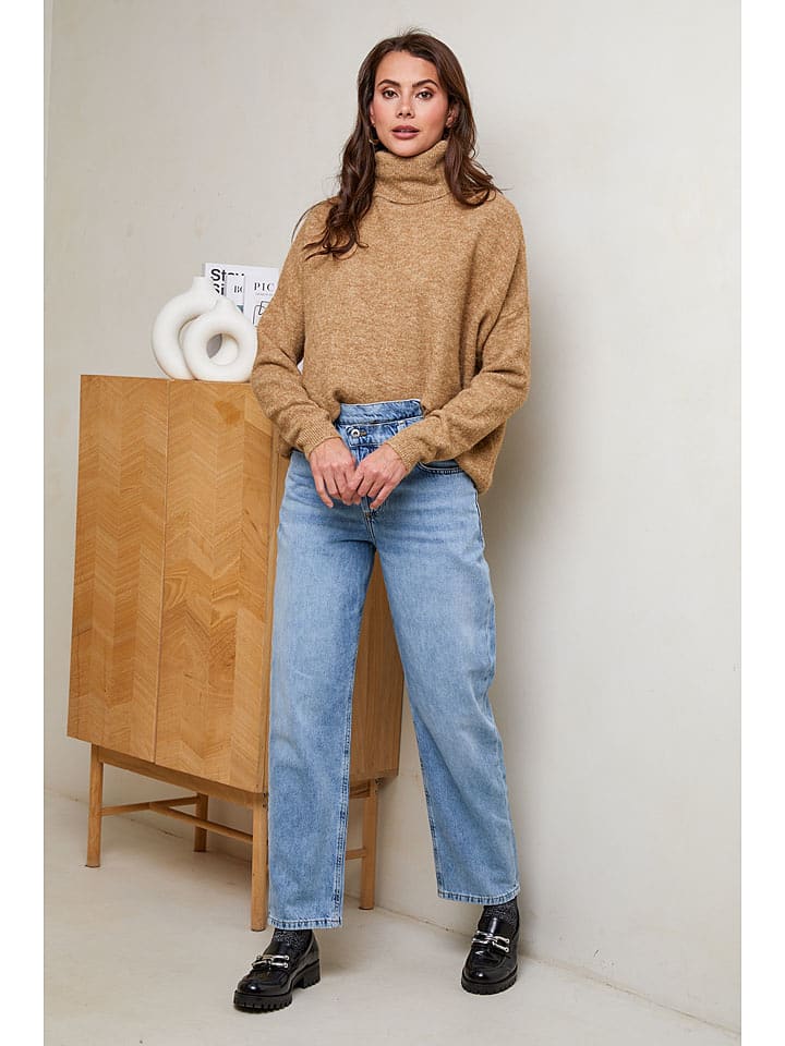 Soft Cashmere Golf w kolorze jasnobrązowym rozmiar: 38/40