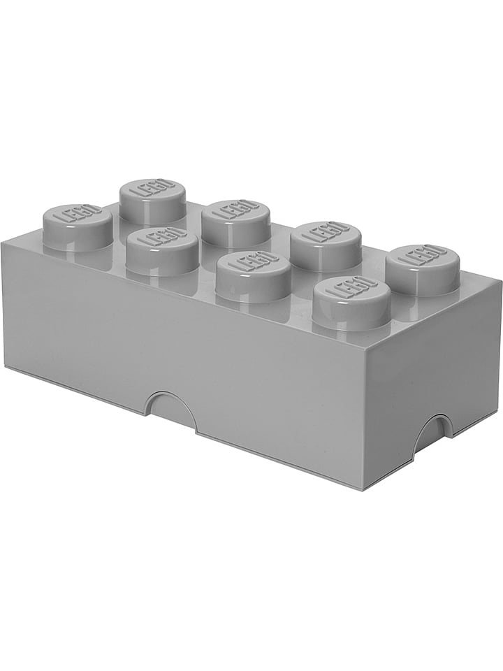 LEGO Pojemnik "Brick 8" w kolorze szarym - 50 x 18 x 25 cm rozmiar: onesize