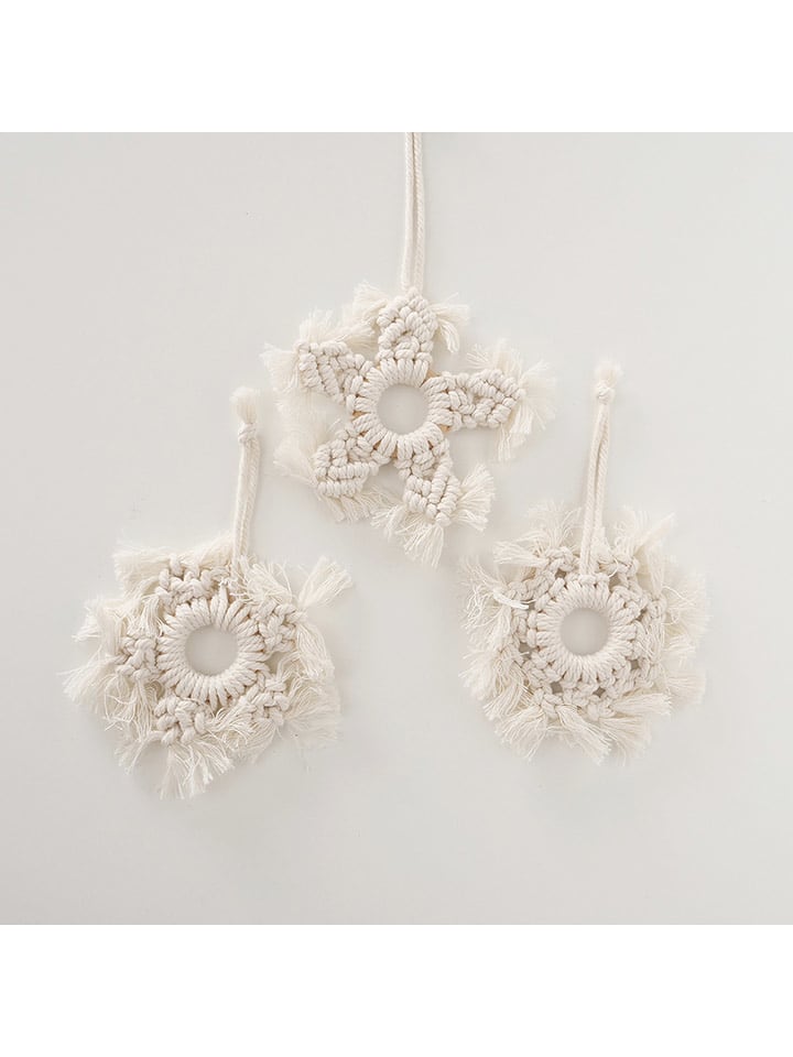 Boltze Zawieszka dekoracyjna w kolorze kremowym - Ø12 cm (produkt niespodzianka) rozmiar: onesize