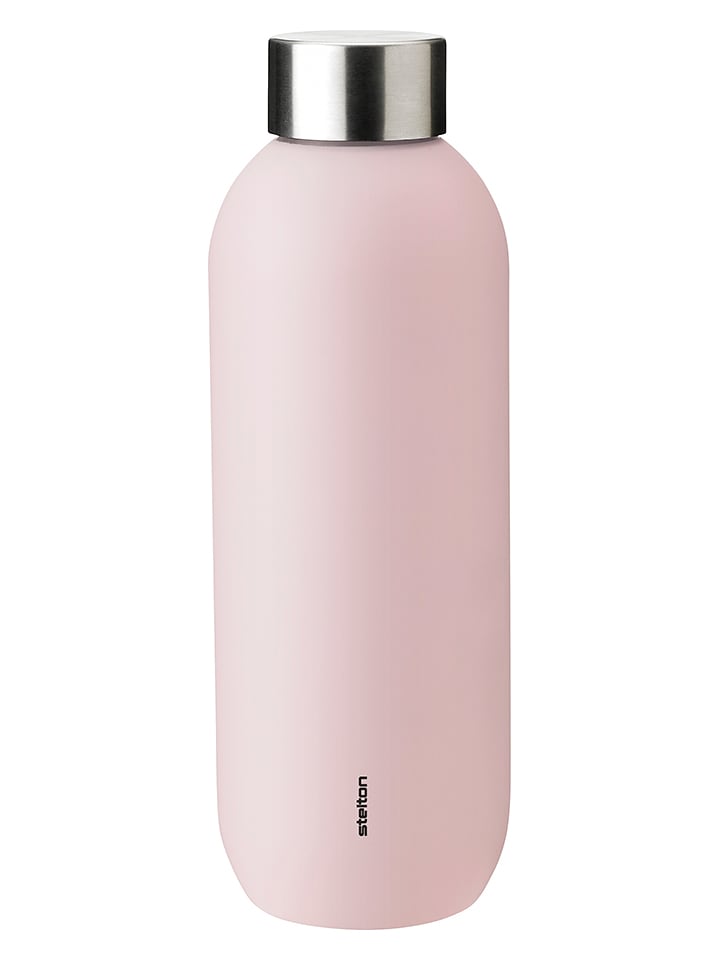 Stelton Butelka termiczna "Keep Cool" w kolorze jasnoróżowym - 600 ml rozmiar: onesize