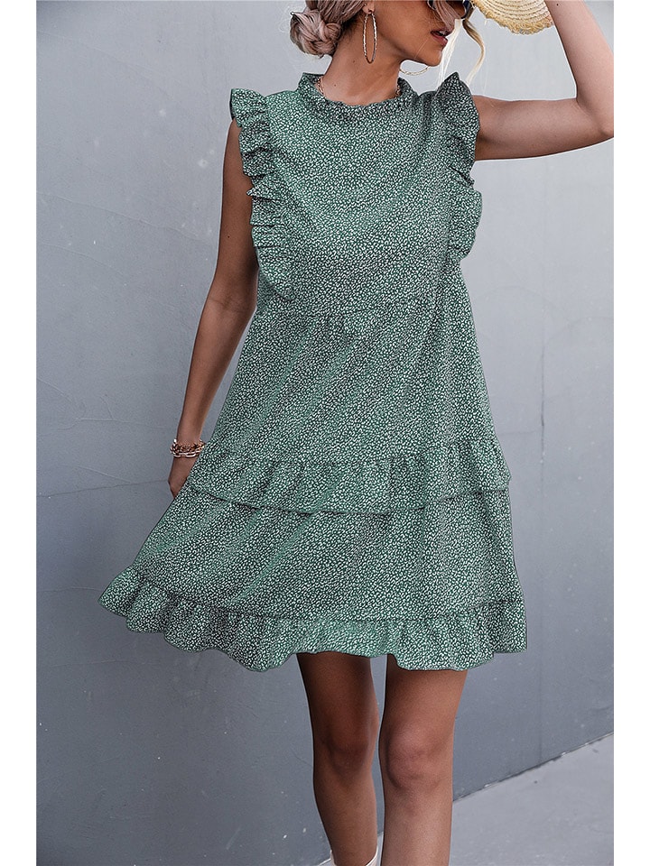 Ariel Tesoro Sukienka w kolorze zielono-białym rozmiar: 40