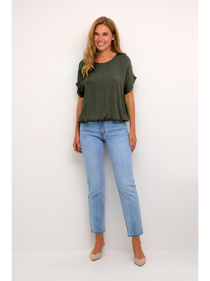 Kaffe Bluzka w kolorze khaki rozmiar: 42