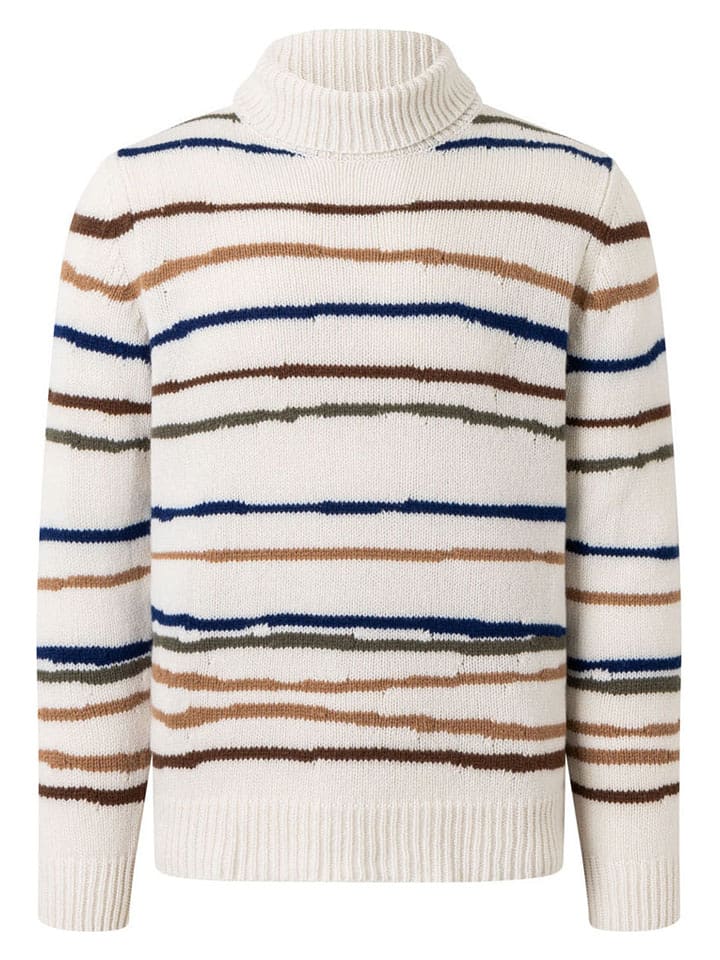 Maerz Muenchen Wełniany golf w kolorze białym rozmiar: 52