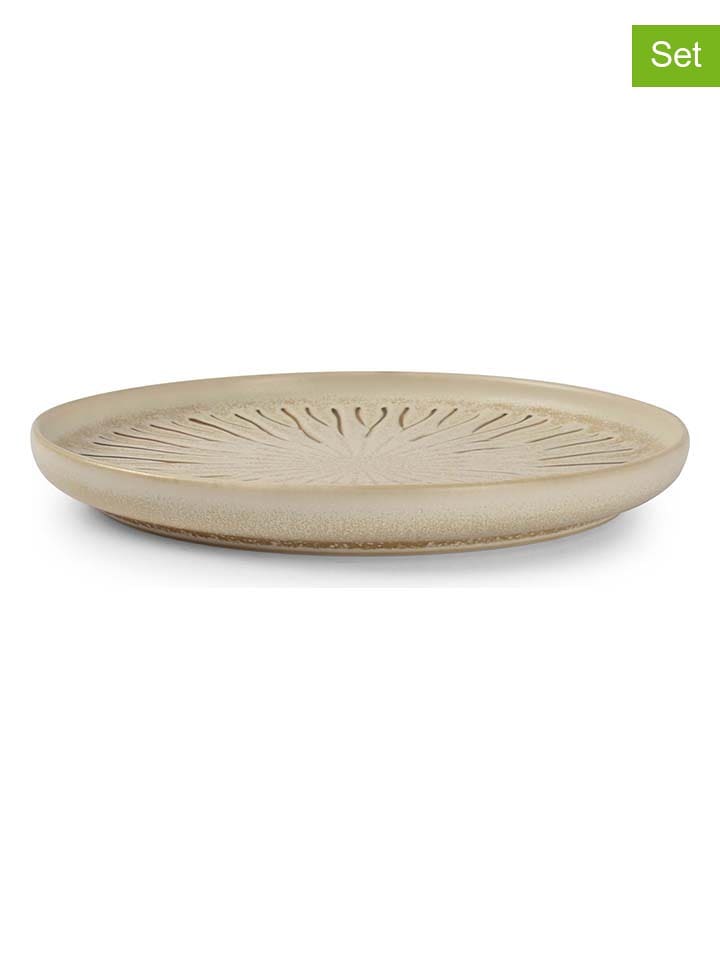 Salt and Pepper Talerze śniadaniowe (4 szt.) "Orion" w kolorze beżowym - Ø 19 cm rozmiar: onesize
