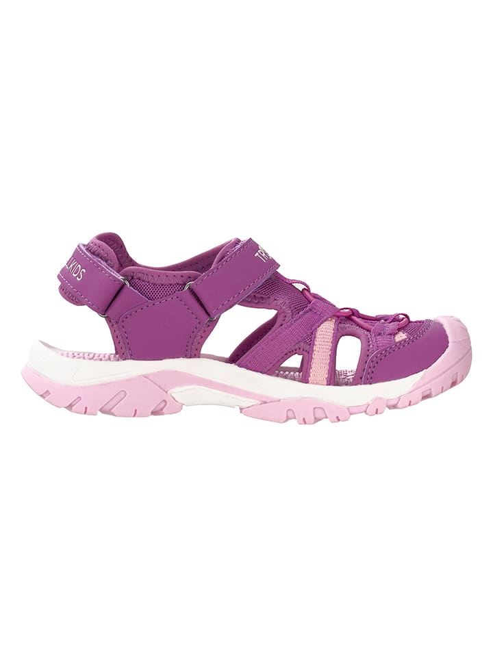 Trollkids Półsandały "Stavanger" w kolorze fioletowo-jasnoróżowym rozmiar: 30