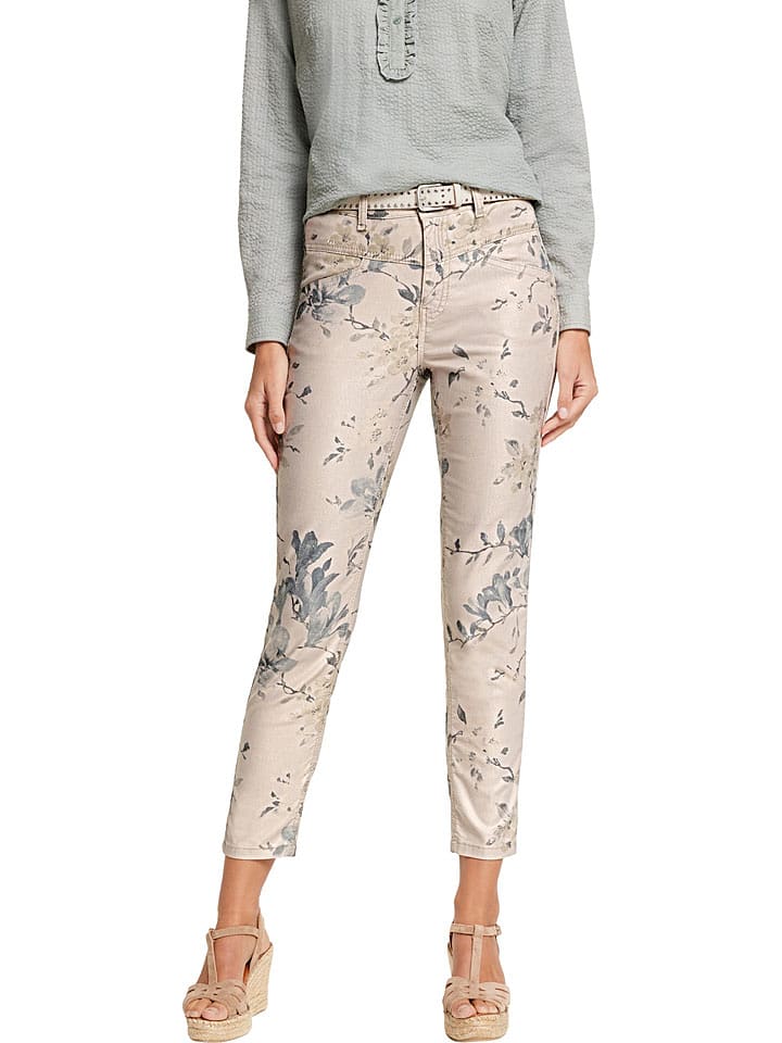 Heine Spodnie w kolorze beżowym rozmiar: 46