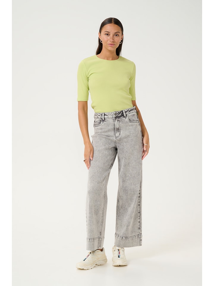 Kaffe Koszulka w kolorze zielonym rozmiar: XXL