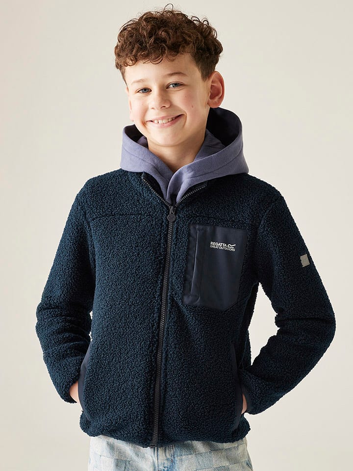 Regatta Kurtka polarowa "Frankie Warm" w kolorze granatowym rozmiar: 176