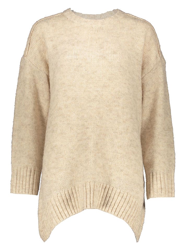 ONLY Sweter w kolorze beżowym rozmiar: S