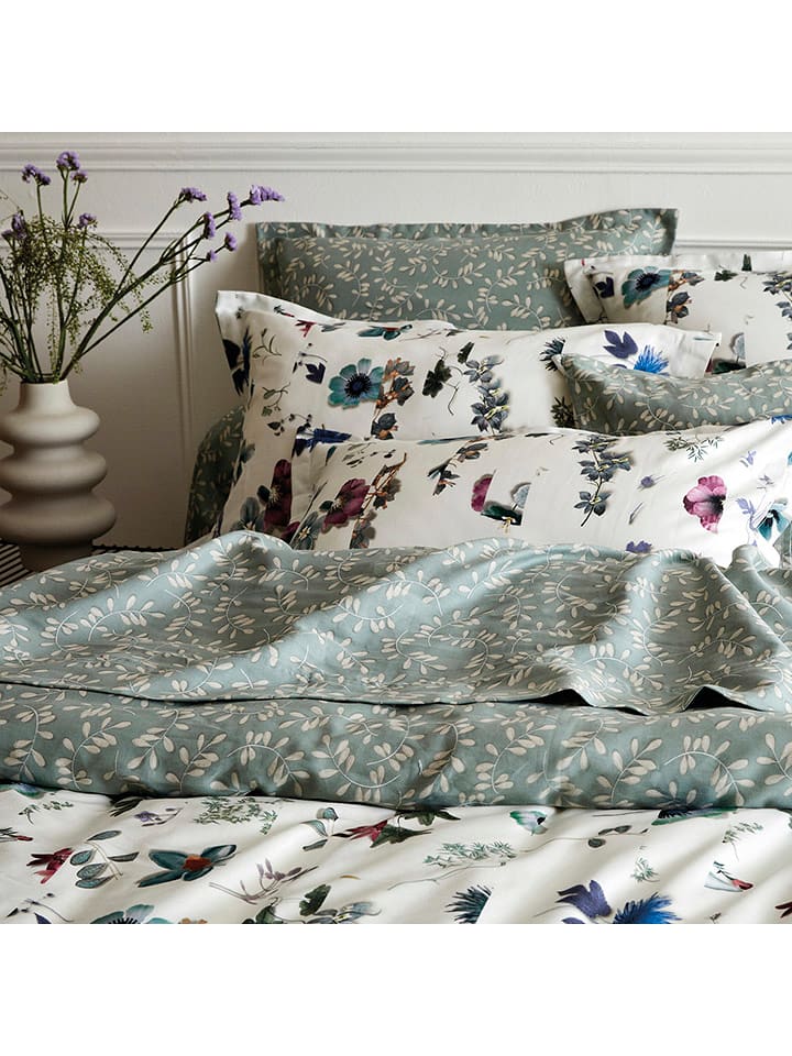 CXL by Christian Lacroix Satynowe prześcieradło w kolorze zielonym na gumce rozmiar: 170x200 cm