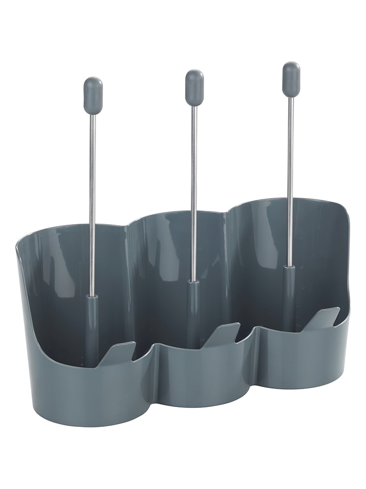 Wenko Uchwyt w kolorze szarym na butelki - 29 x 27 x 12,5 cm rozmiar: onesize