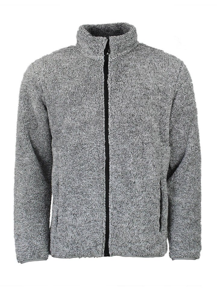 Peak Mountain Kurtka polarowa "Chef" w kolorze szarym rozmiar: M