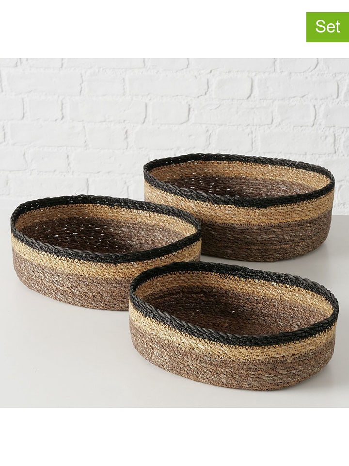 Boltze Kosze (3 szt.) "Babou" w kolorze brązowym rozmiar: onesize