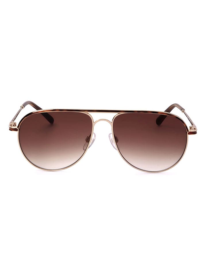 Maje Damskie okulary przeciwsłoneczne w kolorze jasnobrązowym rozmiar: 54